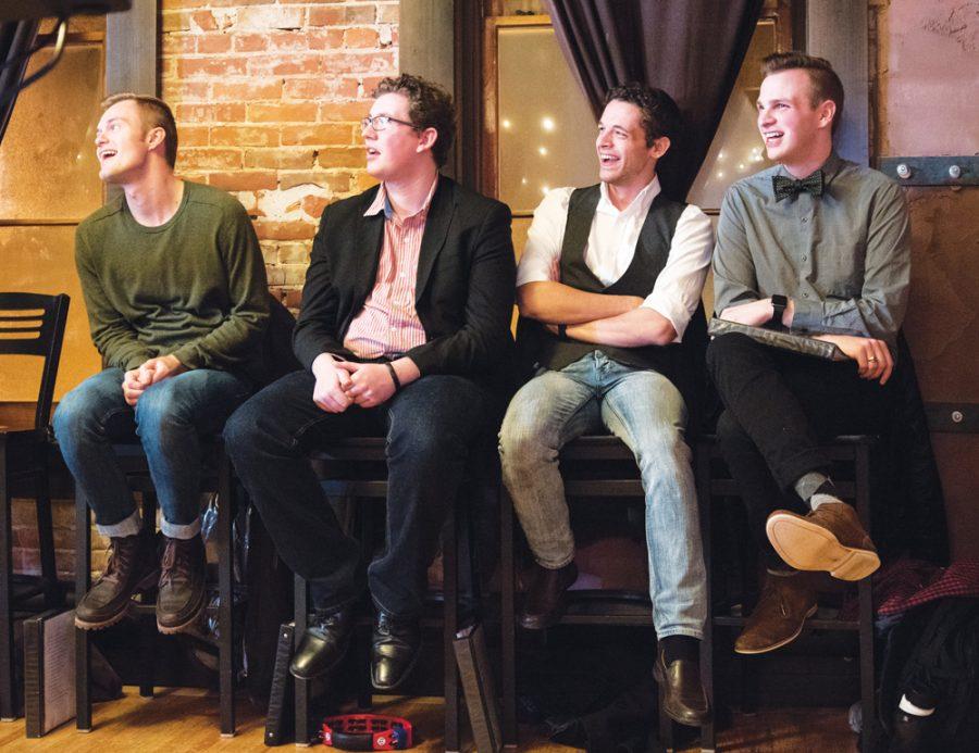 Nick+Vande+Krol+%28%E2%80%9818%29%2C+West+Frye+%28%E2%80%9816%29%2C+David+Pfotenhauer+%28%E2%80%9815%29%2C+and+James+Odegaard+%28%E2%80%9815%29+perform+at+T-Bock%E2%80%99s+Upstairs.+