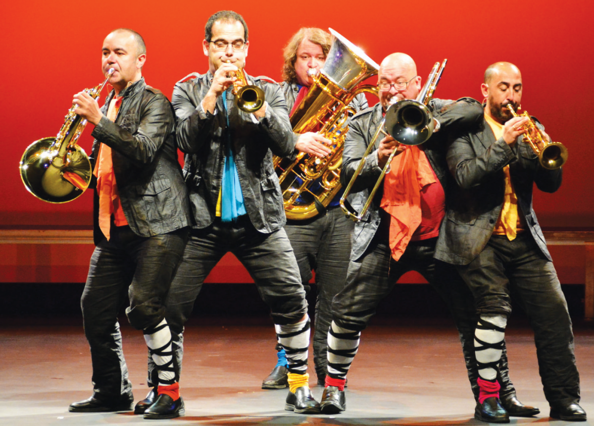 Spanish+Brass+performed+in+the+Center+for+Faith+and+Life+with+their+usual+combination+of+bold+music+and+distinctive+humor.