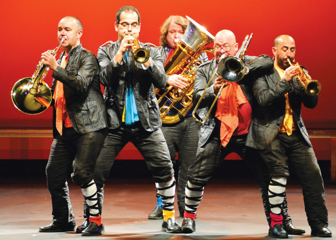 Spanish Brass performed in the Center for Faith and Life with their usual combination of bold music and distinctive humor.