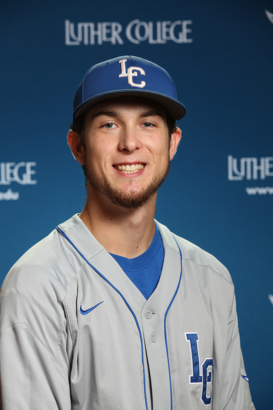 Colin Coffey (‘19) was named IIAC player of the week on March 19. He is the second Luther baseball player to be named IIAC Payer of the Week this year.                                                                                                             