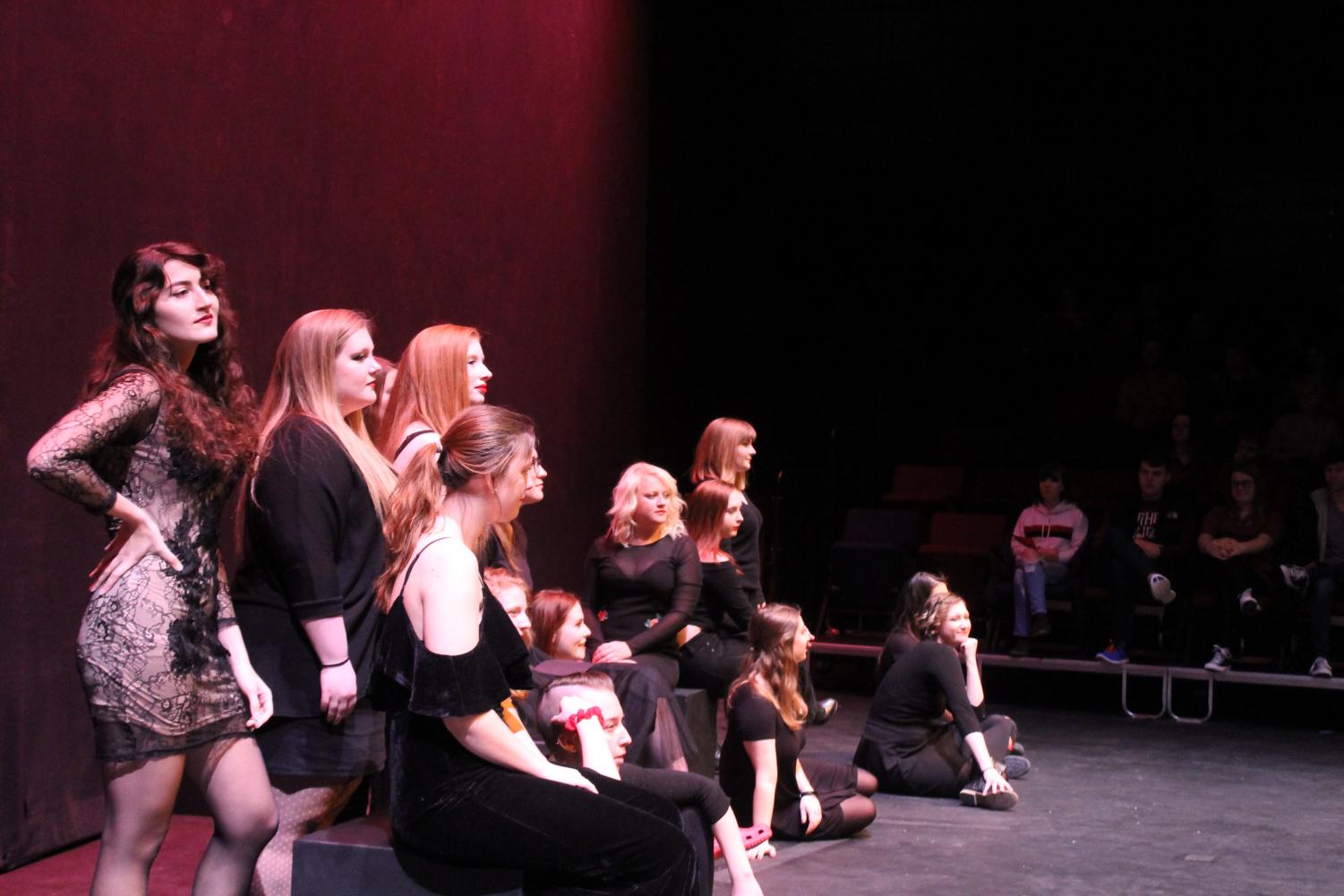 Eve Ensler’s “The Vagina Monologues” opened with a piece called “Lists,” which was performed by 16 Luther students.