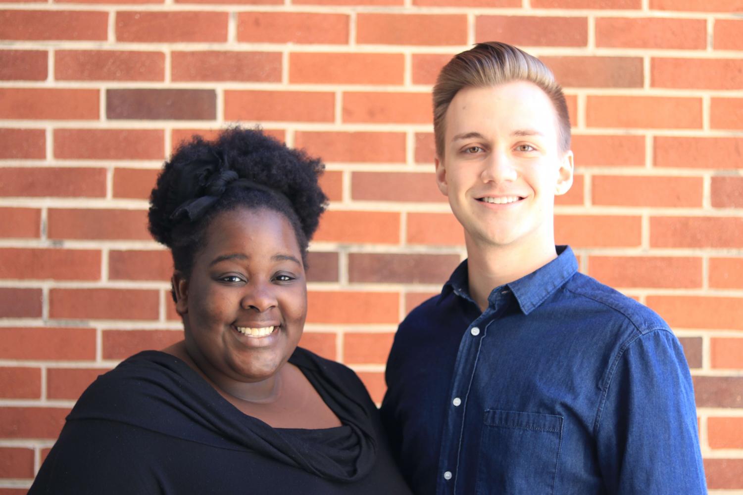 Elected President and Vice President of Student Senate Janet Irankunda (‘19) and Wyatt Anians (‘19).