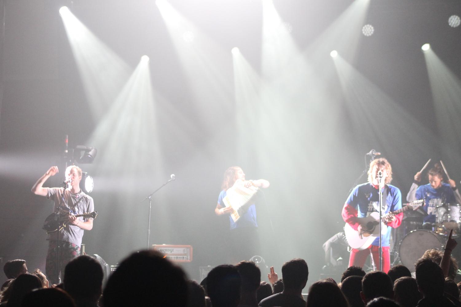 Judah & the Lion performed 16 songs in Regents Center while wearing Luther apparel.