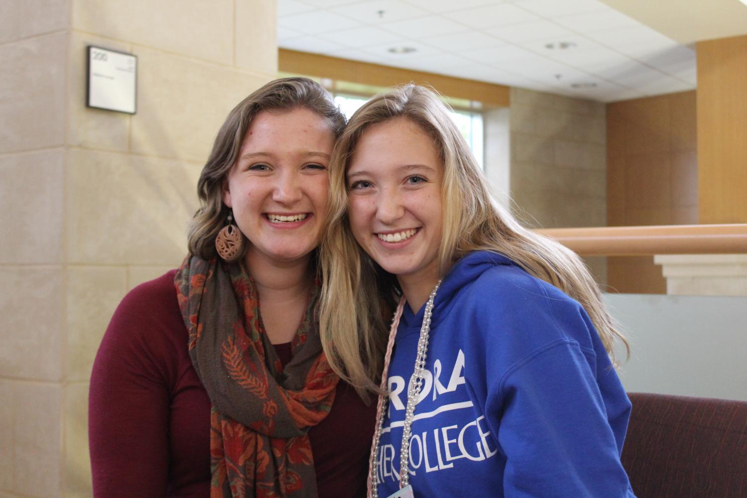 Katy Roets ('18) and Helen Roets ('21) followed both of their parents to Luther.