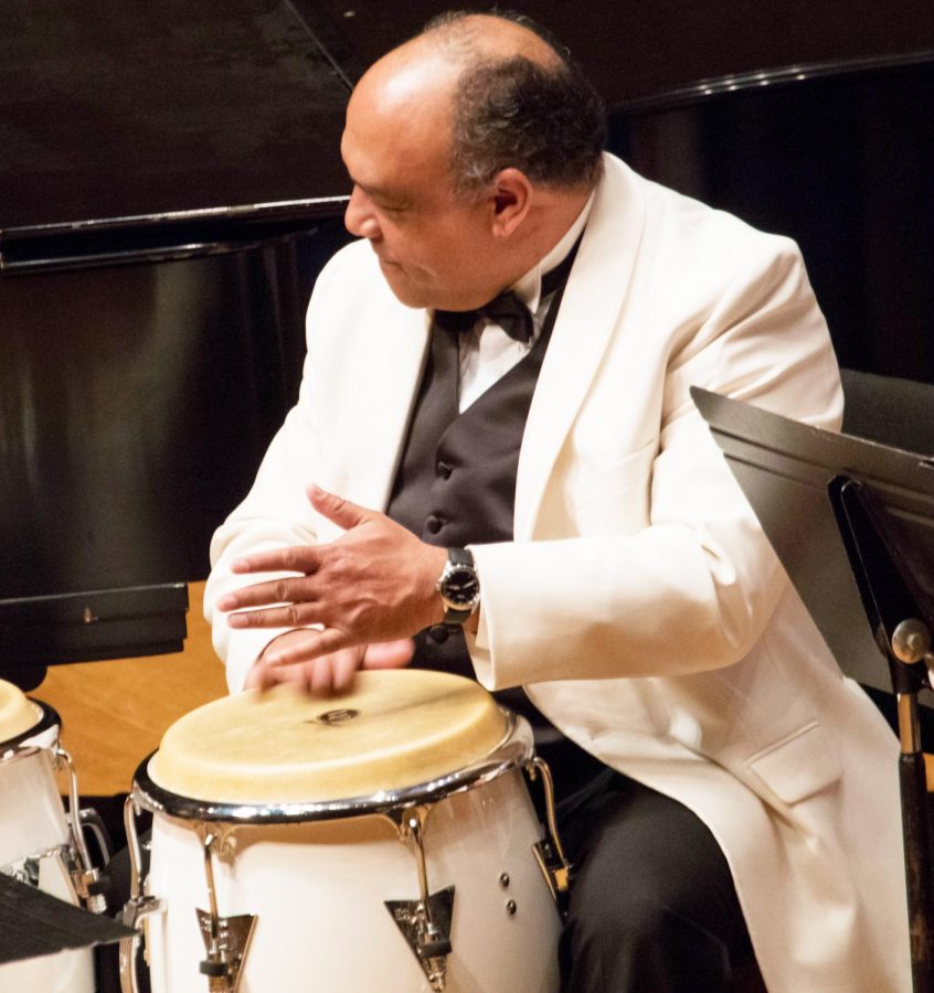 Professor of Music Juan Tony Guzmán has been with the jazz department at Luther for 24 years. 