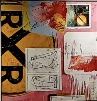 The title of the installation is "Refuge", a unifying theme in Arneson's work. Olivia Schmidt ('22) | Chips