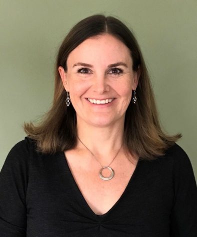 Alycia Ashburn ('99), a member of the sustainability panel.