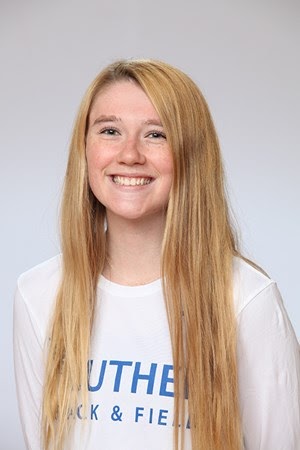 Rachael Luebbe (‘23) recently earned All-Central Region honors in the High Jump. 