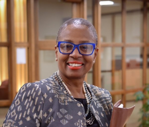 Vice President of Equity, Inclusion, and Student Success Lisa Scott poses for a headshot. 