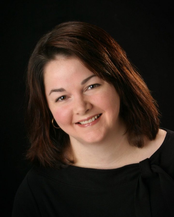 Professor Kim Powell's headshot that she claims is "sticking with me until I die." Photo courtesy Kim Powell.
