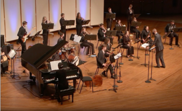 Luther College Jazz Band performed Notorious R.B.G. among other pieces for their spring concert on Sunday, April 25 at p.m.
Jackson Geadelmann (23) | CHIPS
