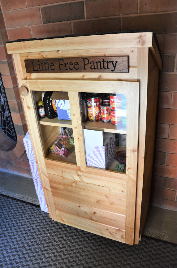 The Little Free Pantry in the CFL. Photo courtesy of littlefreepantry.org 