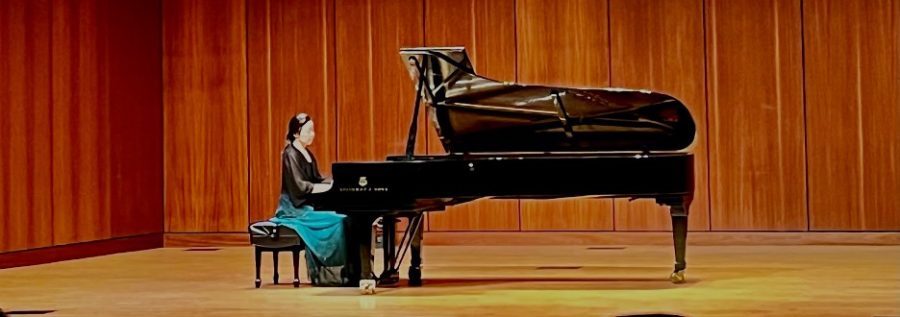 Miko Kominami performed her recital on March 3. Photo courtesy of Durah Albadr (‘26)
