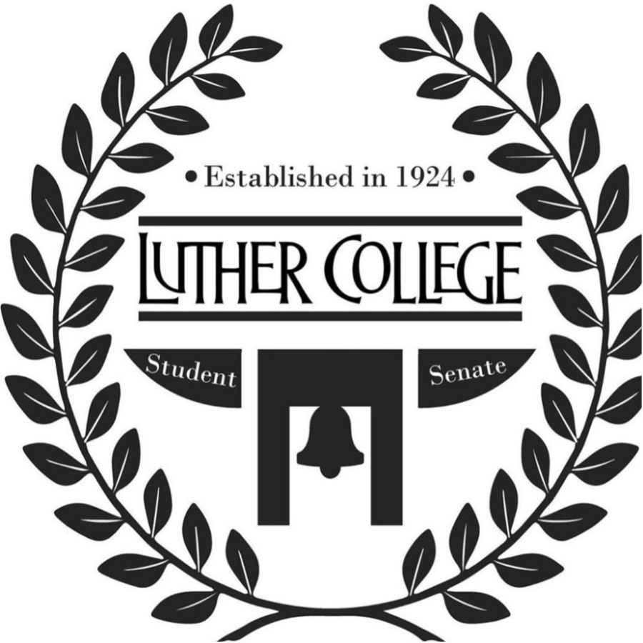 Luther College Student Senate Crest (Photo credits to Luther College Student Senate Instagram: @luthersenate)