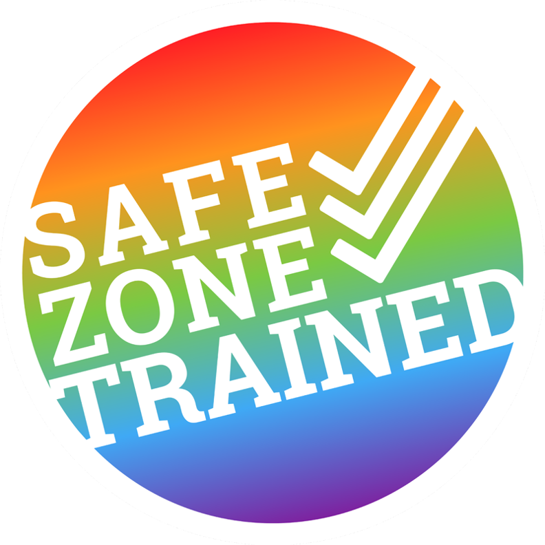 Individuals who are “Safe Zone Trained” are committed to respecting, accepting and supporting all LGBTQ+ individuals. Photo courtesy of Safe Zone Project