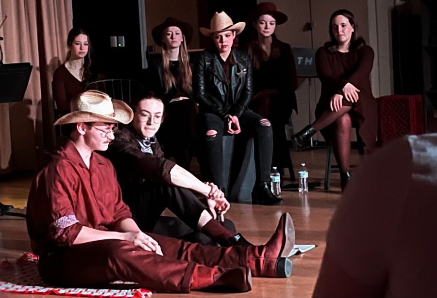 “Outlaws” performance, April 1. Photo courtesy of Durah Albadr (‘26).