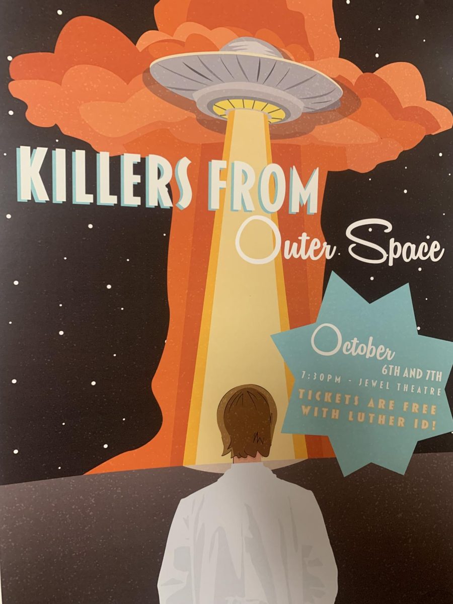 Killers From Outer Space will run October 6 and 7 in Jewel Theatre of the Center for the Arts.