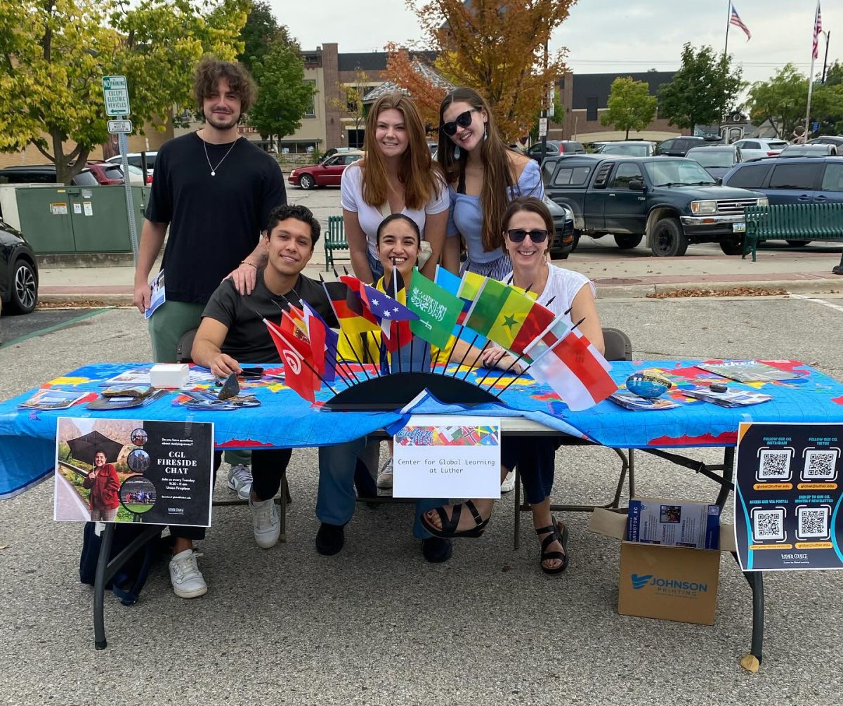 Luthers Center for Global Learning promotes study-abroad opportunities during Culture Fest on September 23. Photo courtesy of @lutherwellness on Instagram.