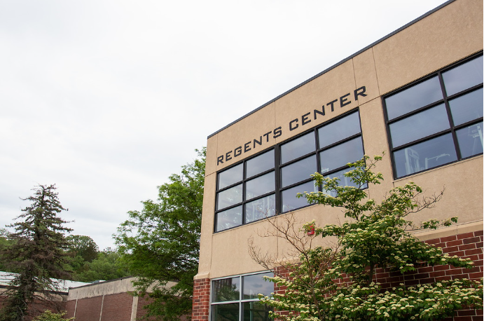 Regents Center in Summer 2021. Photo courtesy of Hunter Meyer (22)/Luther College Photo Bureau.