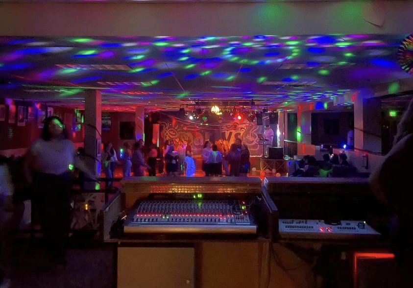 The first Dante’s Disko dance party was held on February 16 in Marty’s.