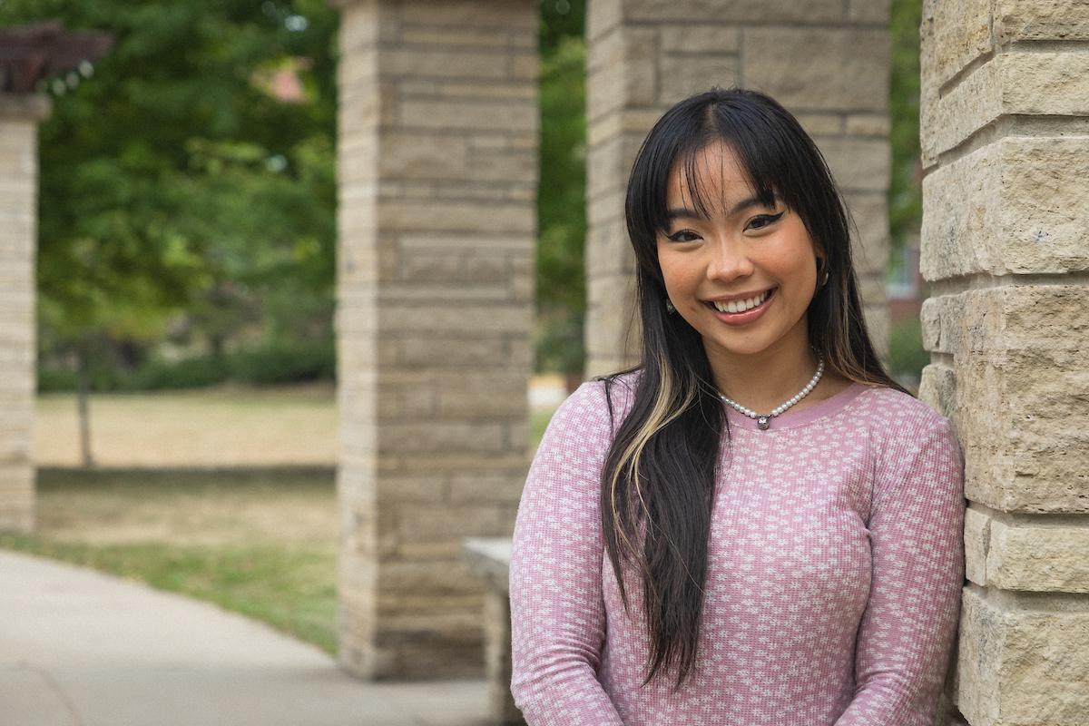 Joy Tlou Award Recipient Nancy Le (‘24) has worked at the Career Center as a Career Strengths Ambassador for three years. Photo courtesy of Armando Jenkins-Vazquez (21)/Luther College Photo Bureau.