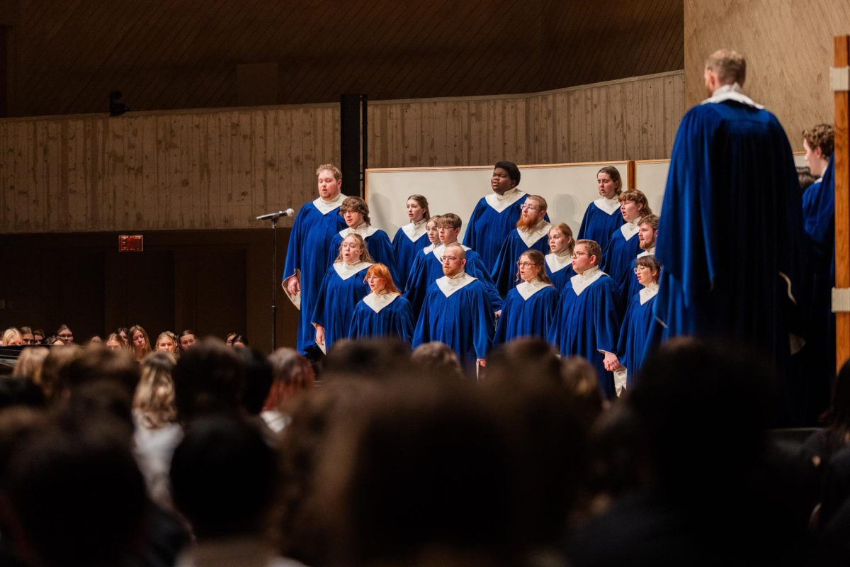 Nordic Choir performing at the Dorian Vocal Festival, Photo Courtesy of Luther College.